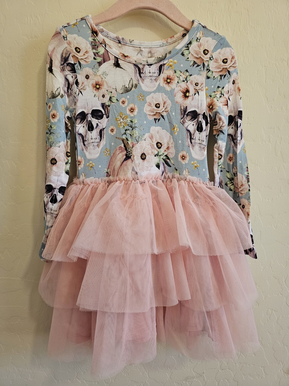 Posh Peanut Rosie Long Sleeve Tulle Dress 3T-4T